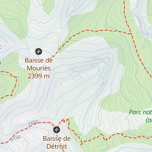 Map of Sommet du Carton