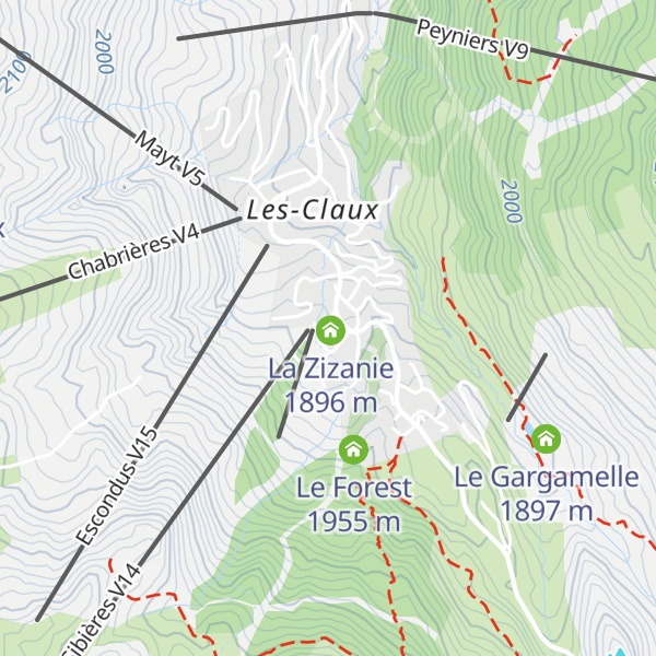 Map of Le Loy's