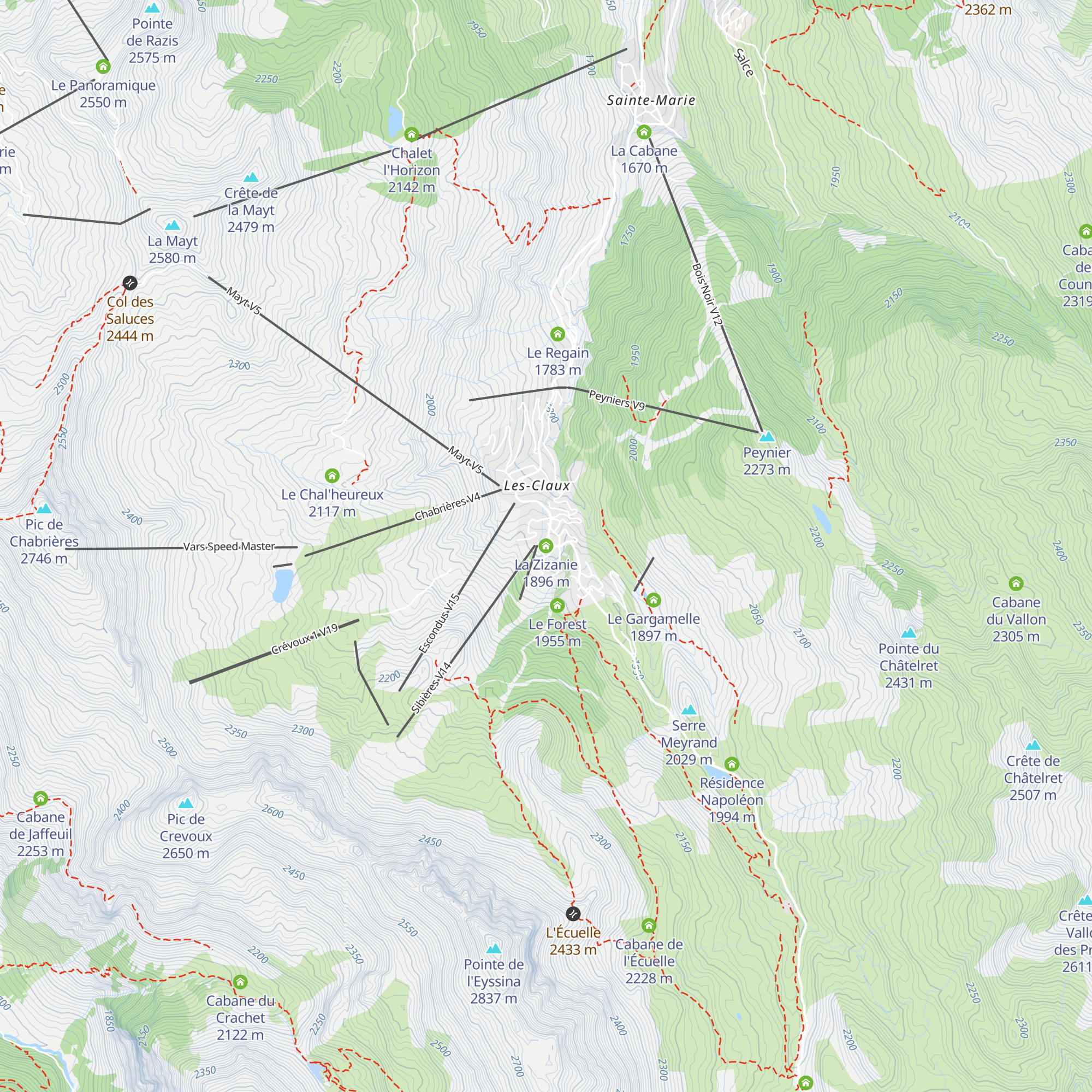La Zizanie map