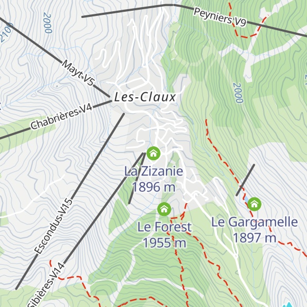 Map of La Zizanie