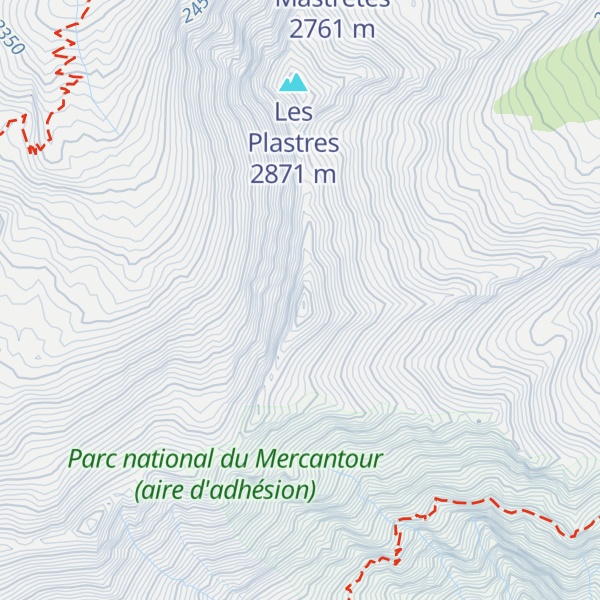Map of Tête de Crouès
