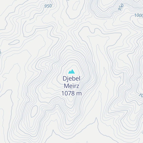Map of Djebel Meïrz