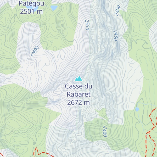 Map of Casse du Rabaret