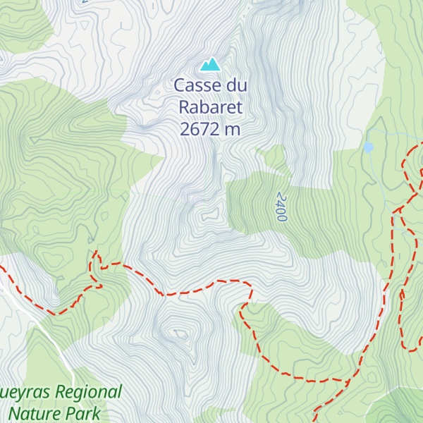 Map of Pic des Chalanches