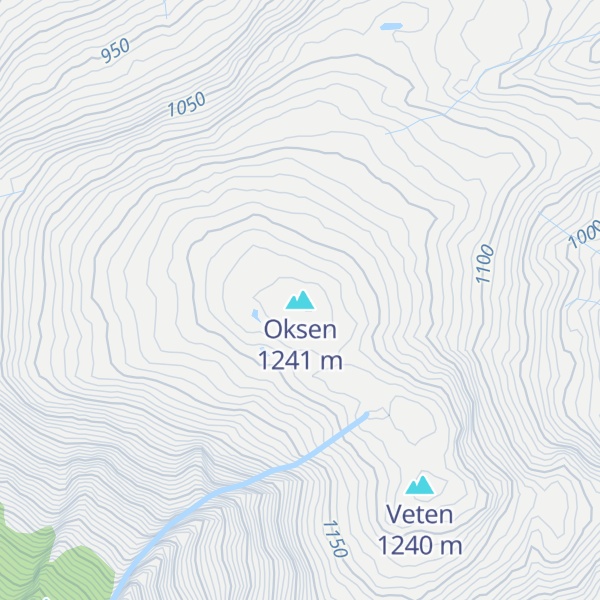 Map of Oksen
