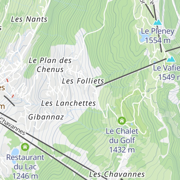 Map of Le Chasse Montagne