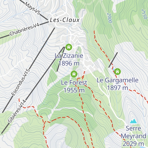 Map of Le Forest
