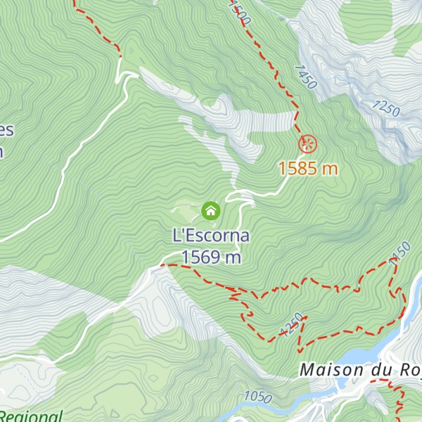 Map of L'Escorna