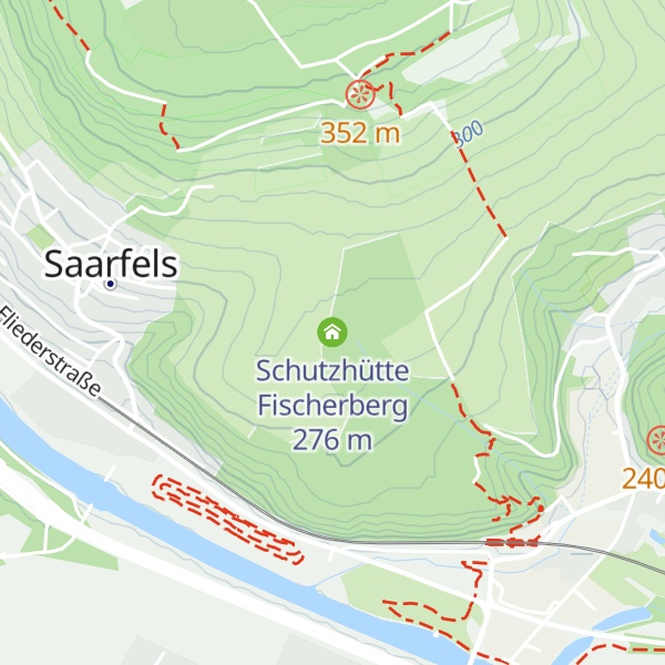 Map of Schutzhütte Fischerberg