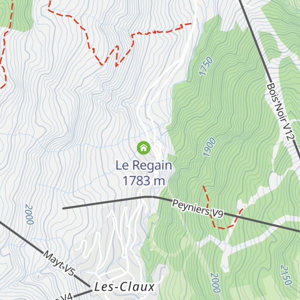Map of Les Lorès