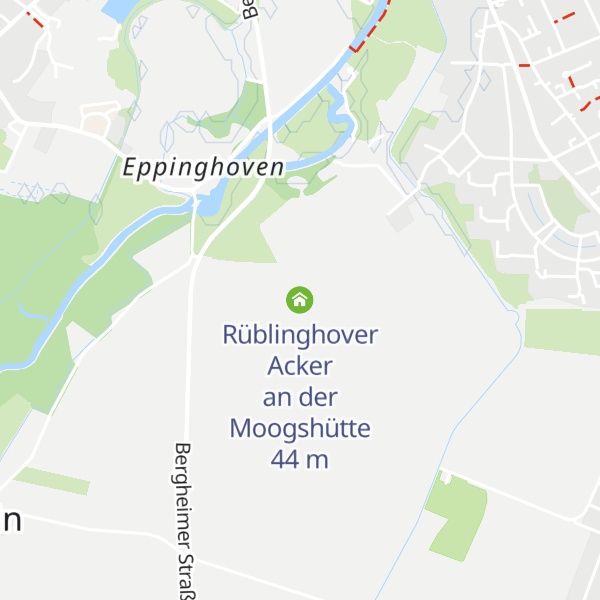 Map of Rüblinghover Acker an der Moogshütte