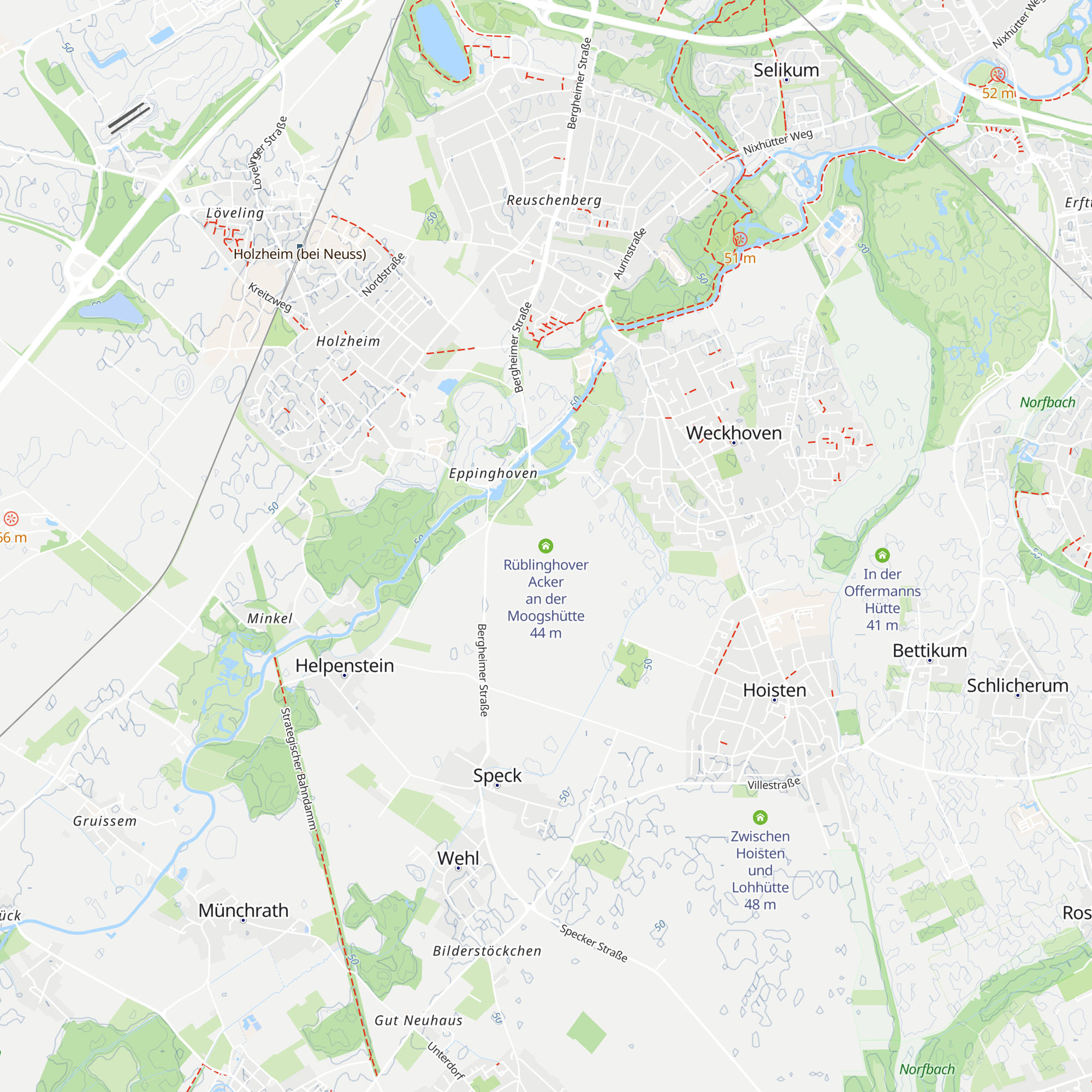 Rüblinghover Acker an der Moogshütte map