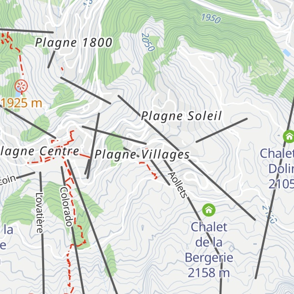 Map of Le Grizzli