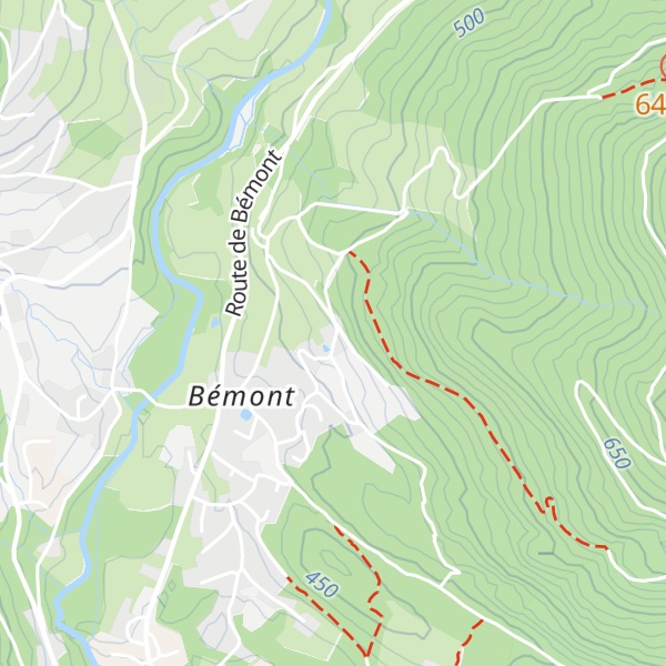 Map of Gîte Les Rapailles