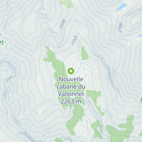 Map of Nouvelle cabane du Vallonnet