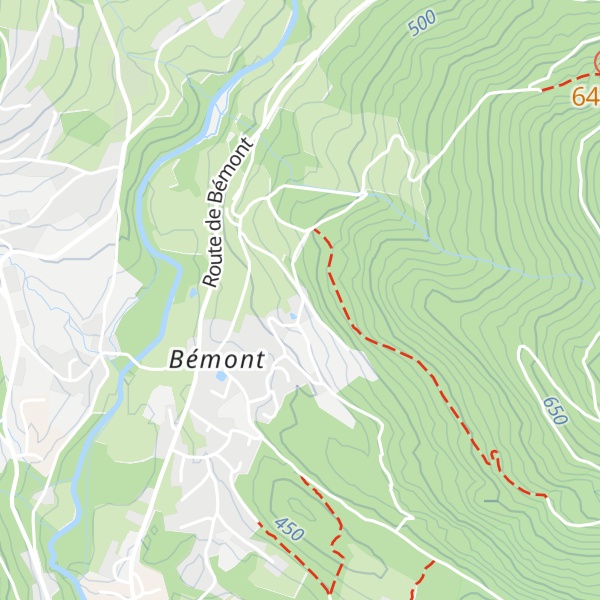 Map of Gîte La Fontaine