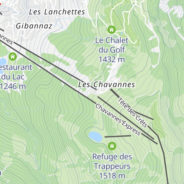 Map of Telebar du Mont Blanc