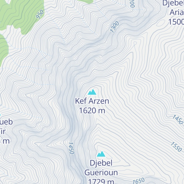 Map of Kef Arzen