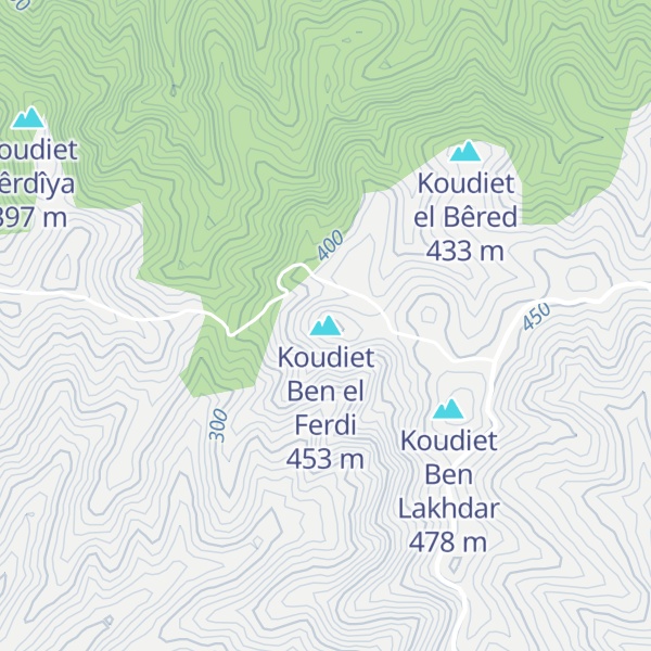 Map of Koudiet Ben el Ferdi