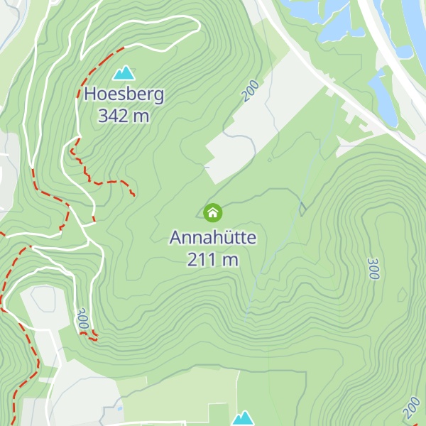 Map of Annahütte