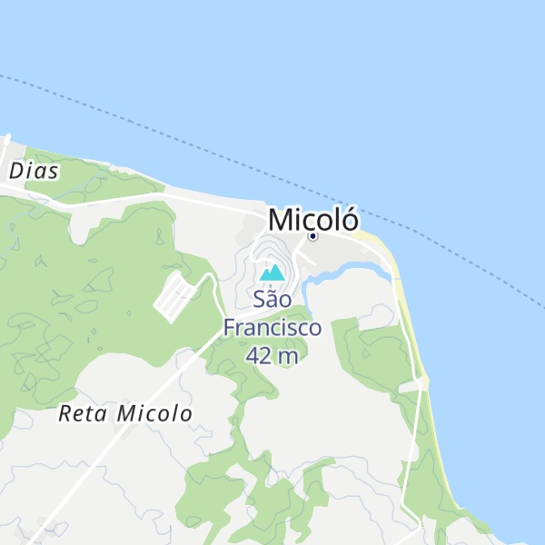 Map of São Francisco