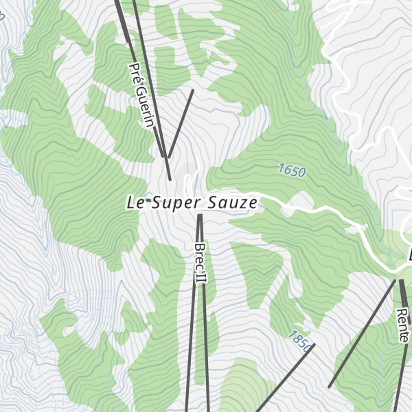Map of Le Trappeur