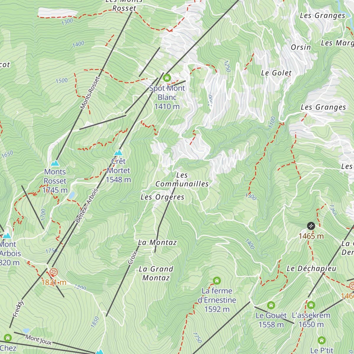 L'Alpage map