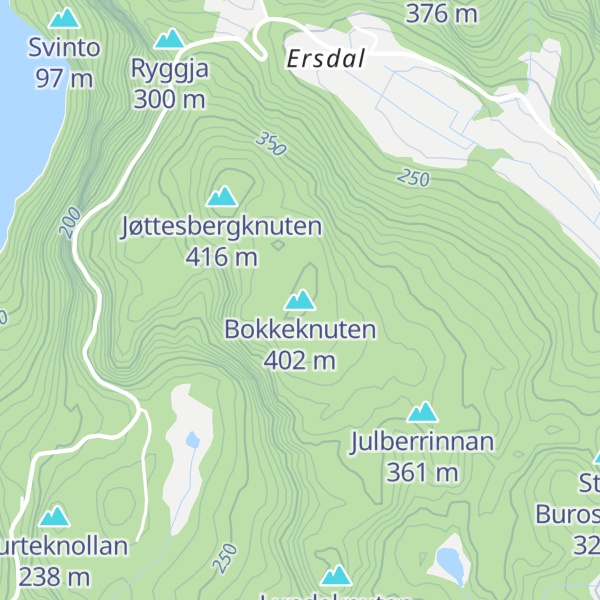 Map of Bokkeknuten