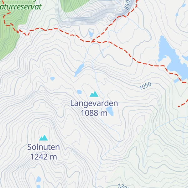 Map of Langevarden