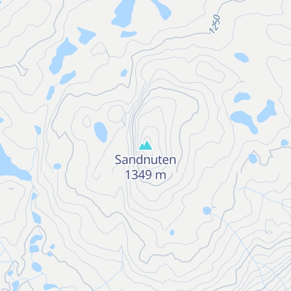 Map of Sandnuten