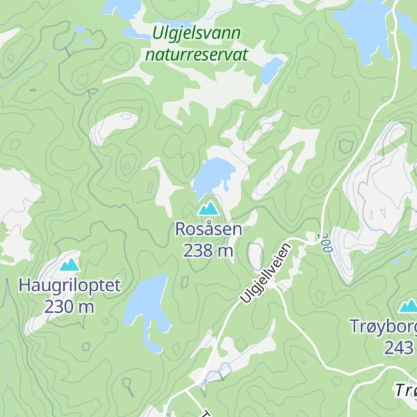 Map of Rosåsen