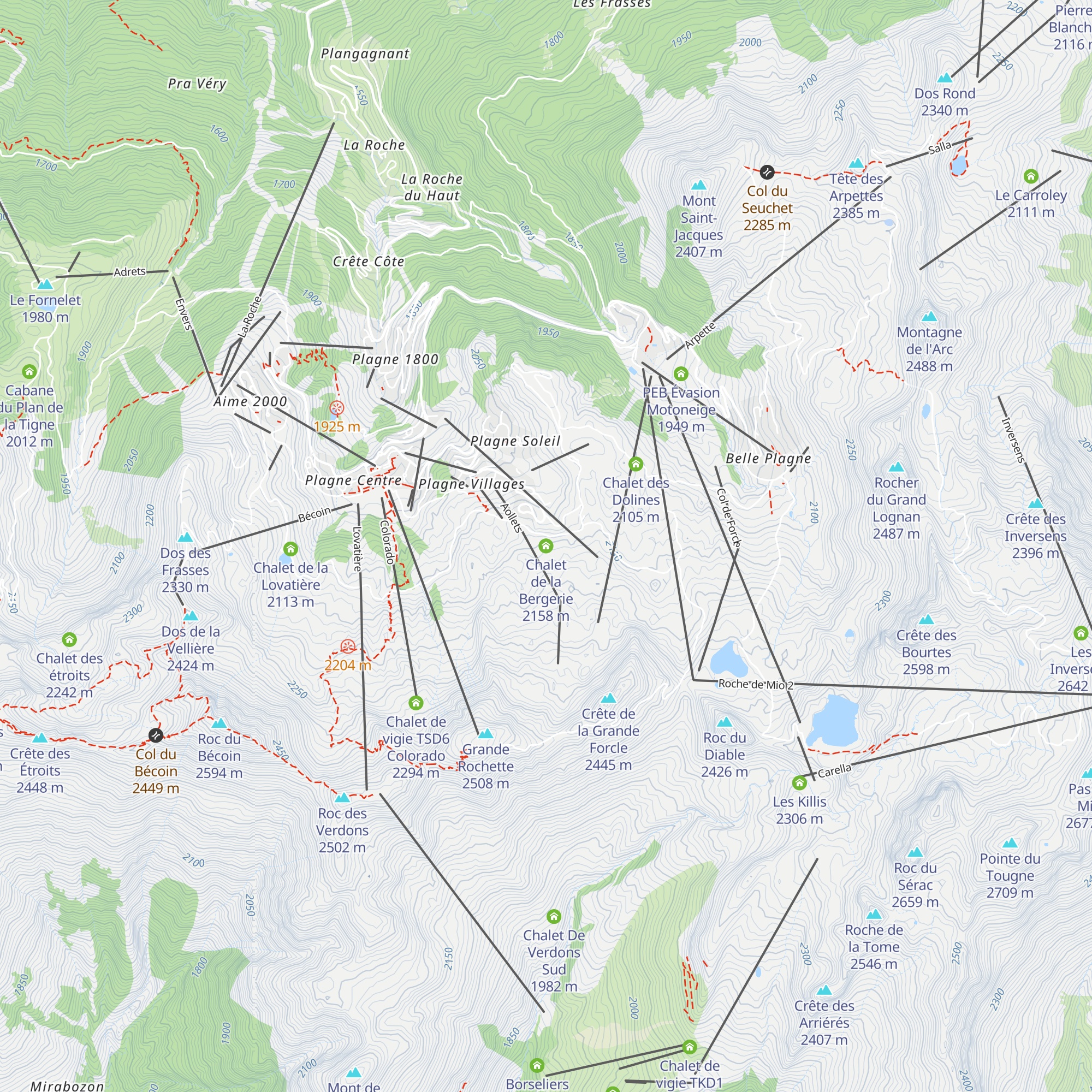Chalet de la Bergerie map