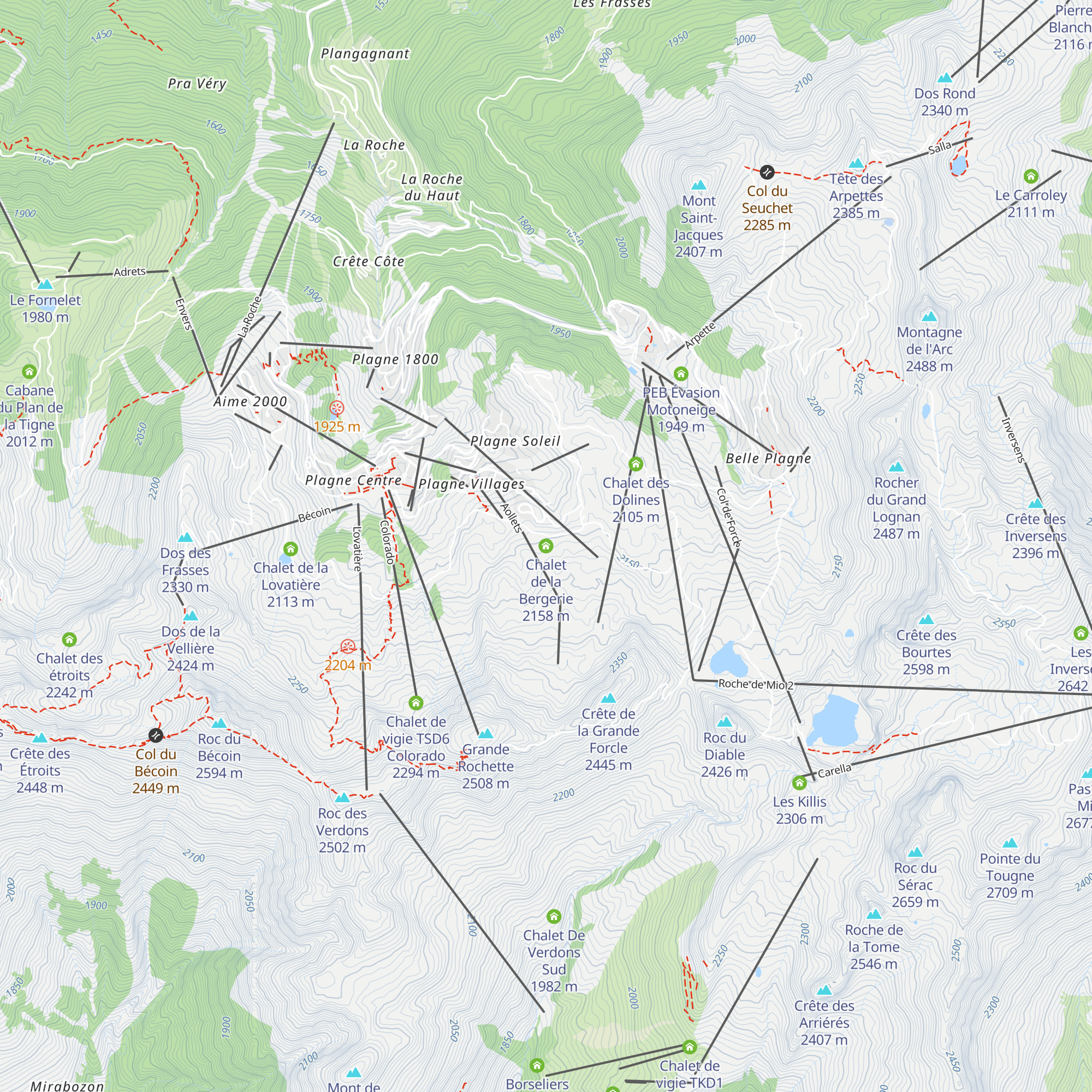 Chalet de la Bergerie map