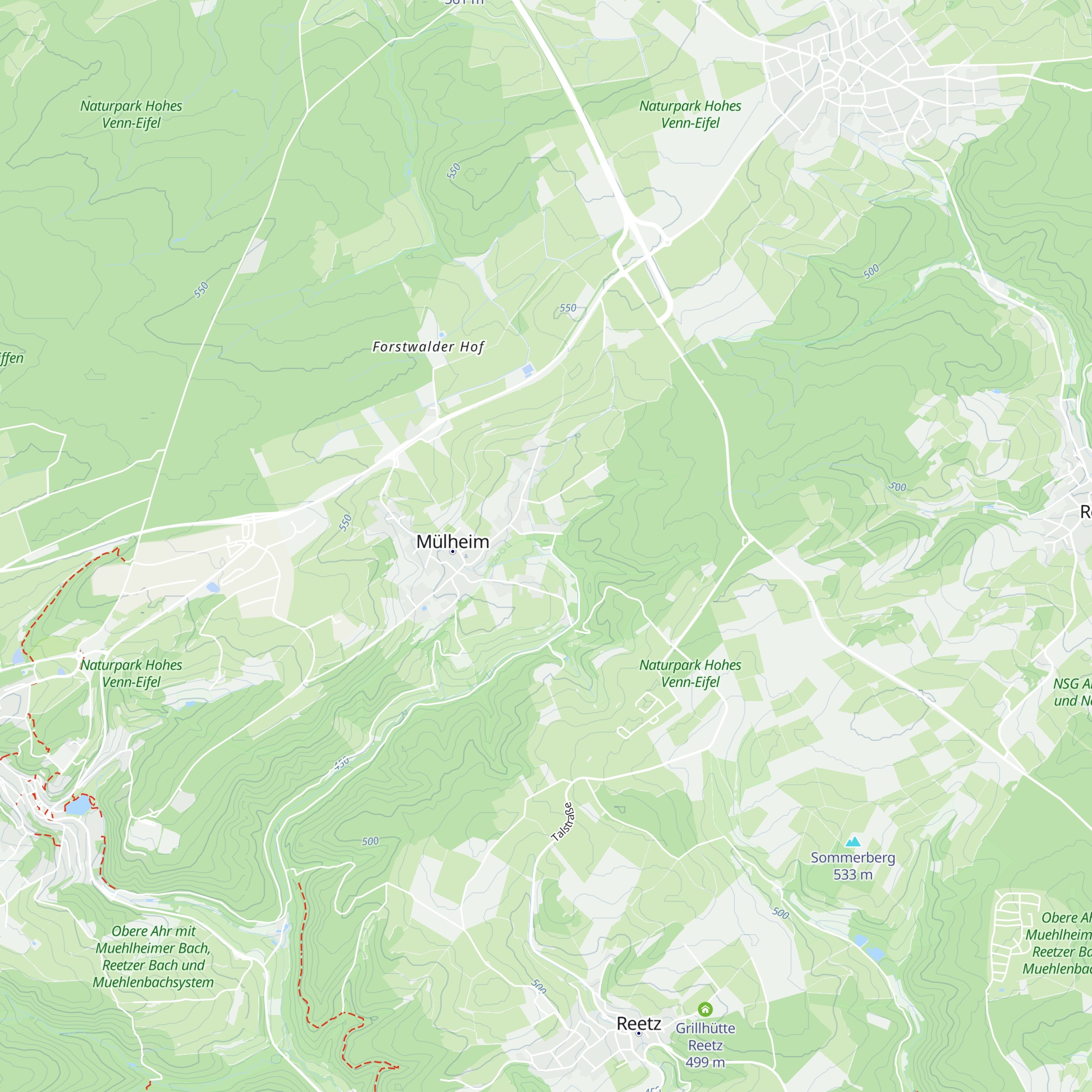 Grillhütte Mühlheim map