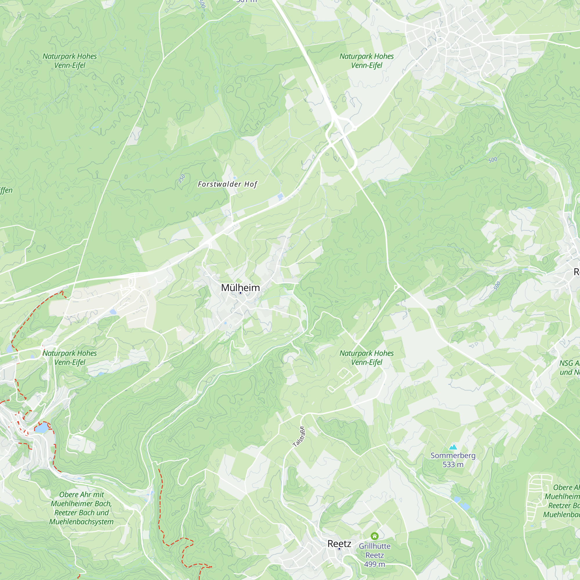 Grillhütte Mühlheim map