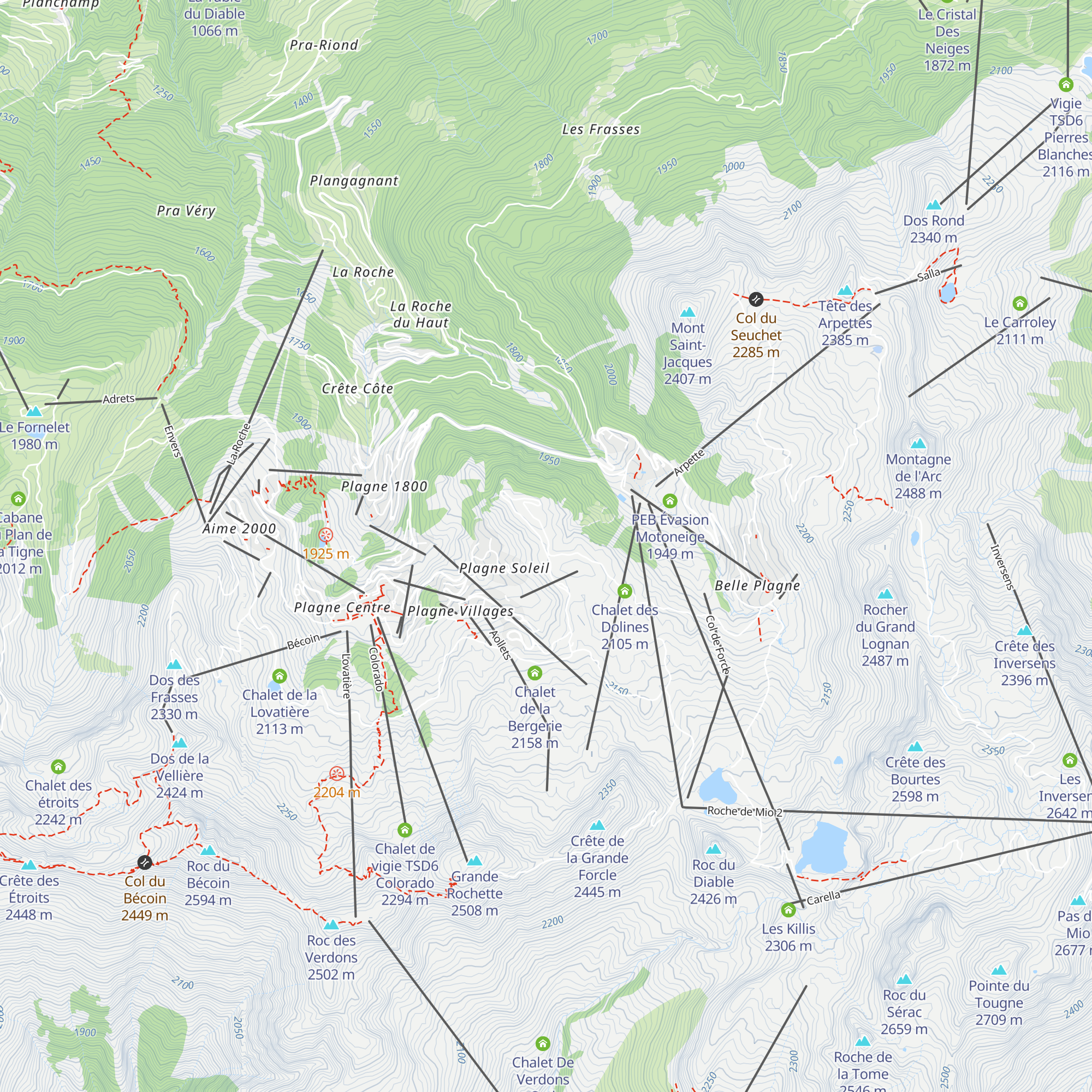 Le Dou du Praz map