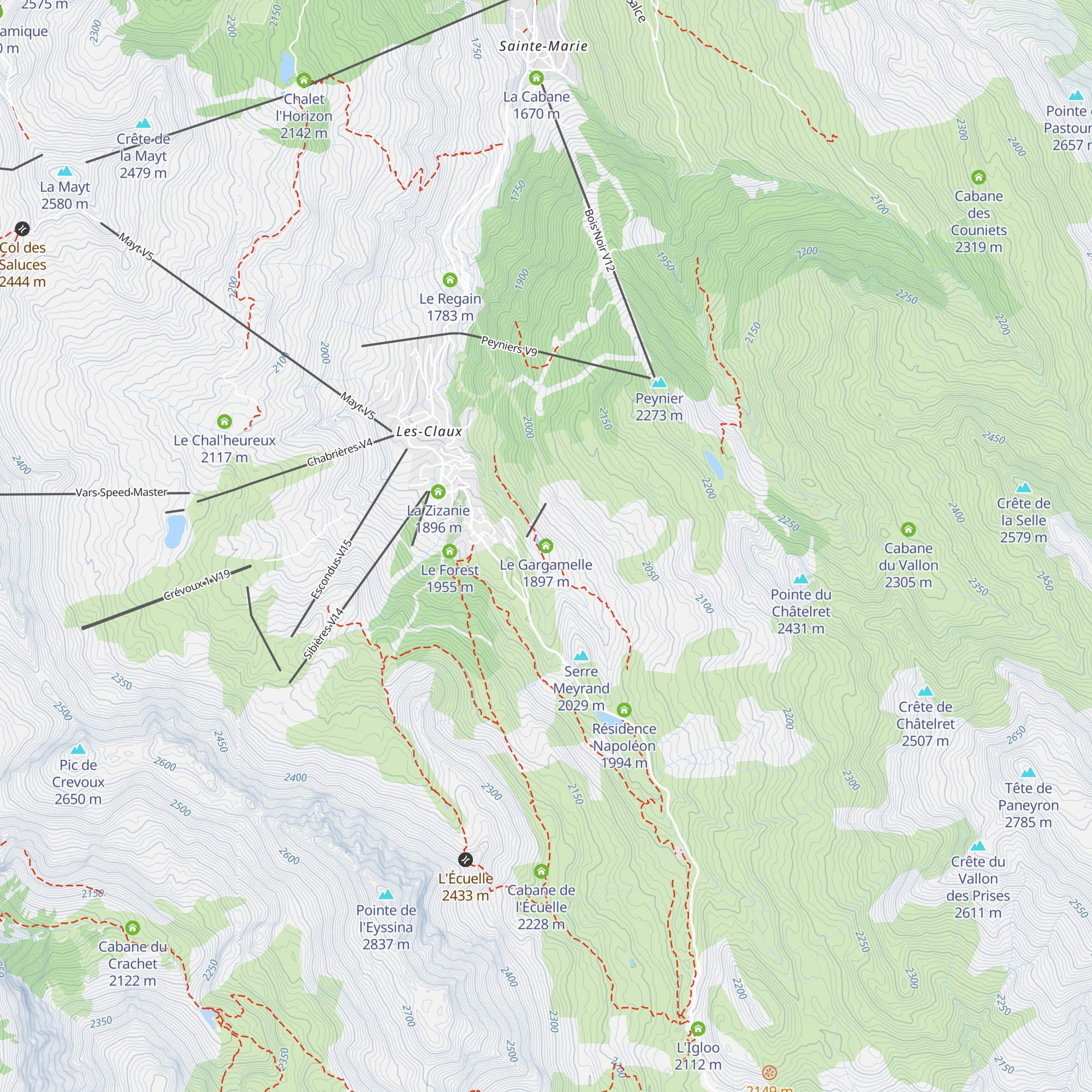 Le Gargamelle map
