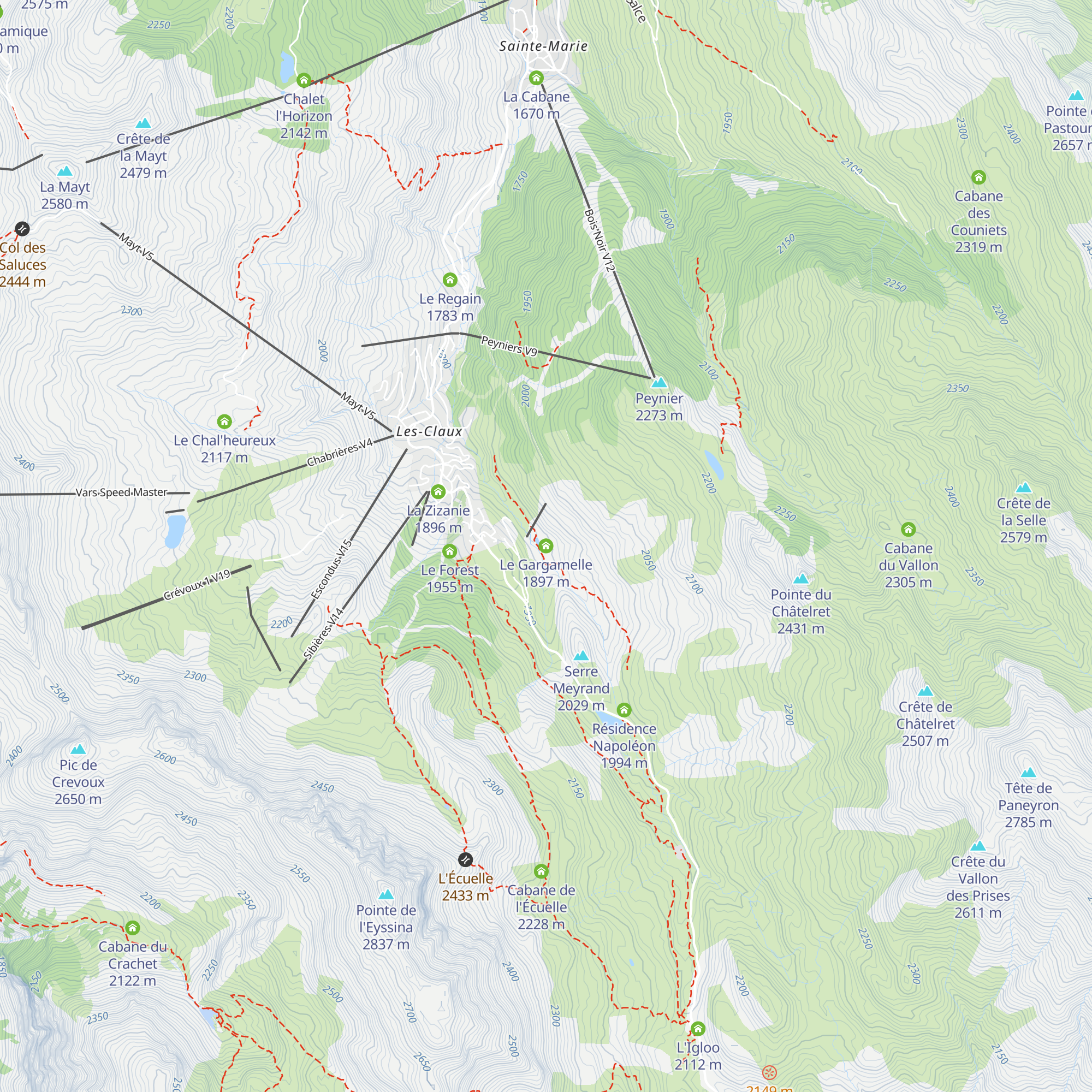 Le Gargamelle map