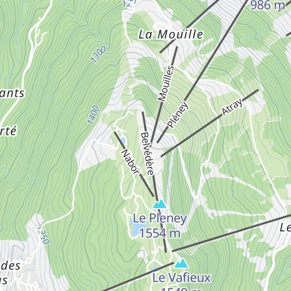 Map of Chalet de Nabor