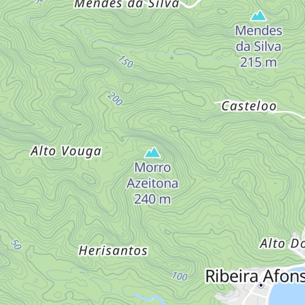 Map of Morro Azeitona