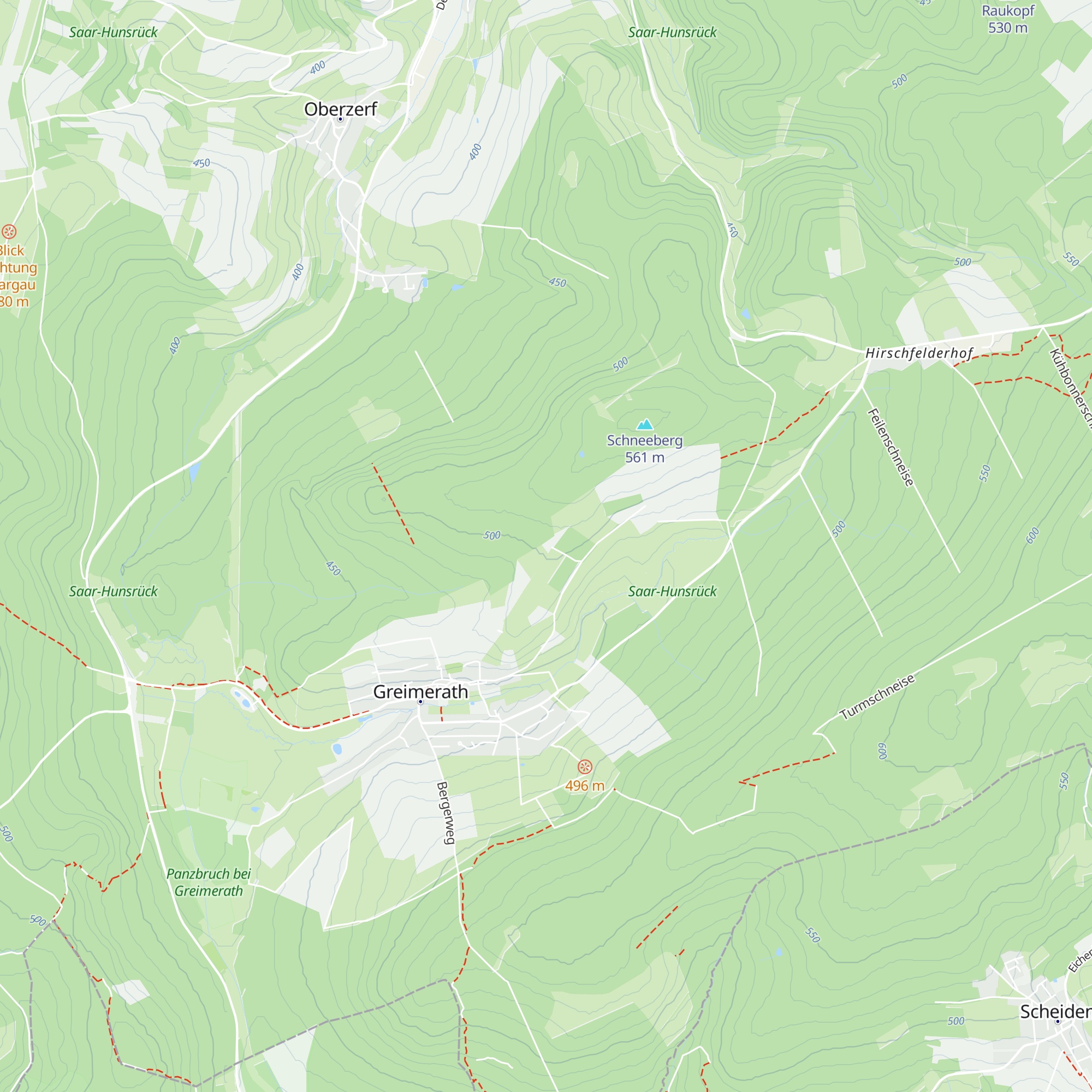 Schneeberghütte map