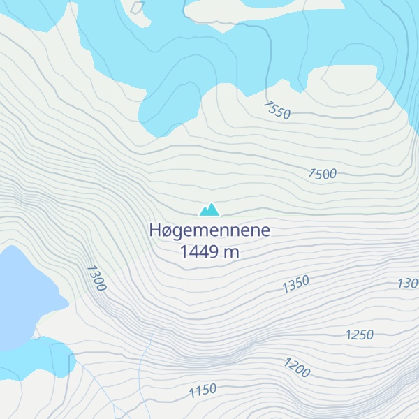 Map of Høgemennene