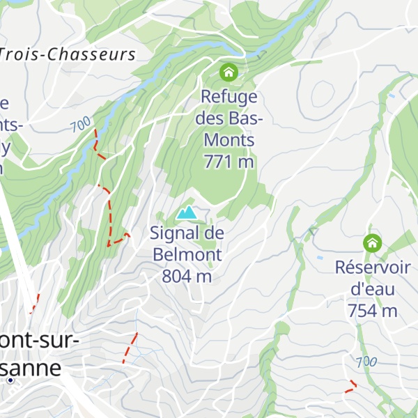 Map of Refuge de Malatête