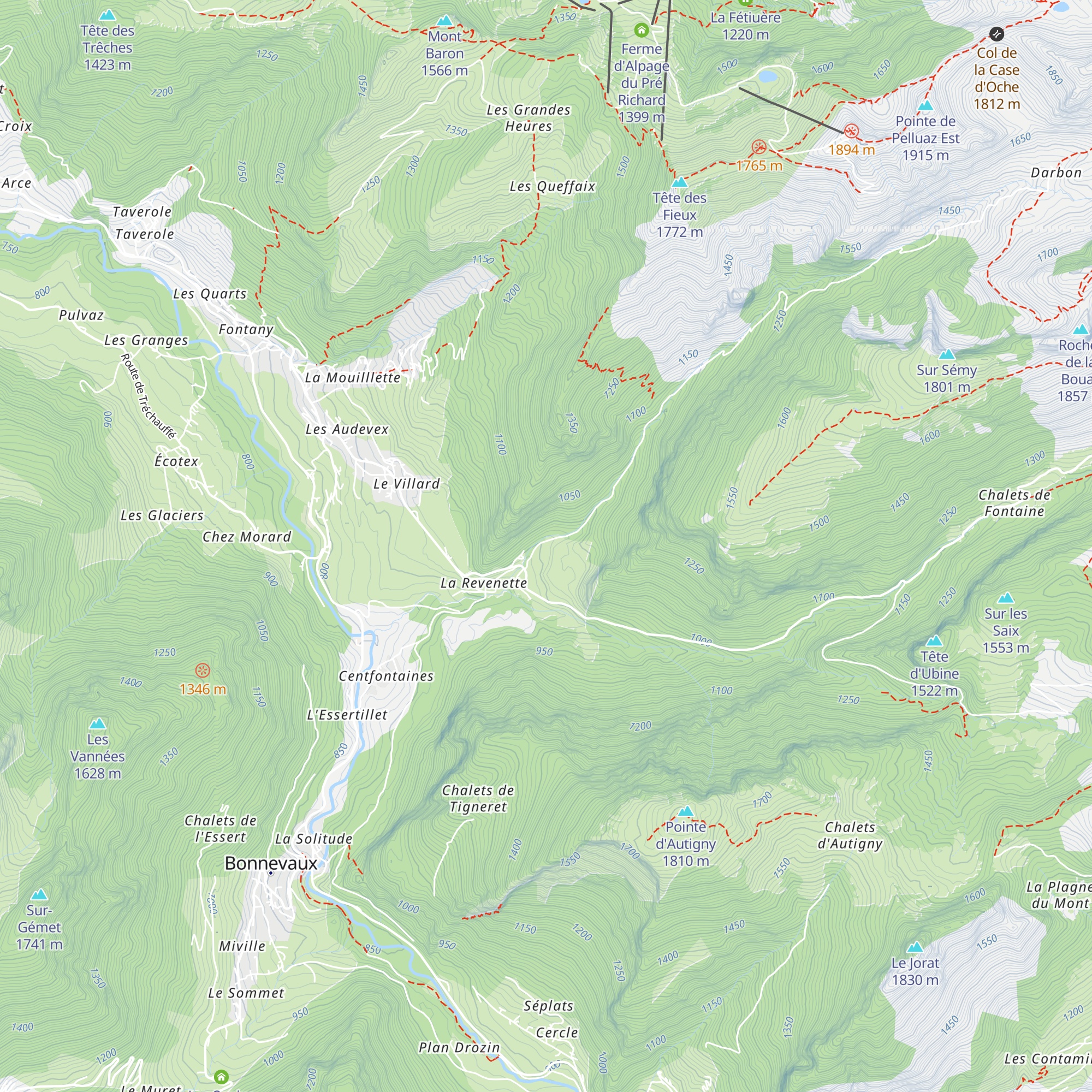 Vestiaires map