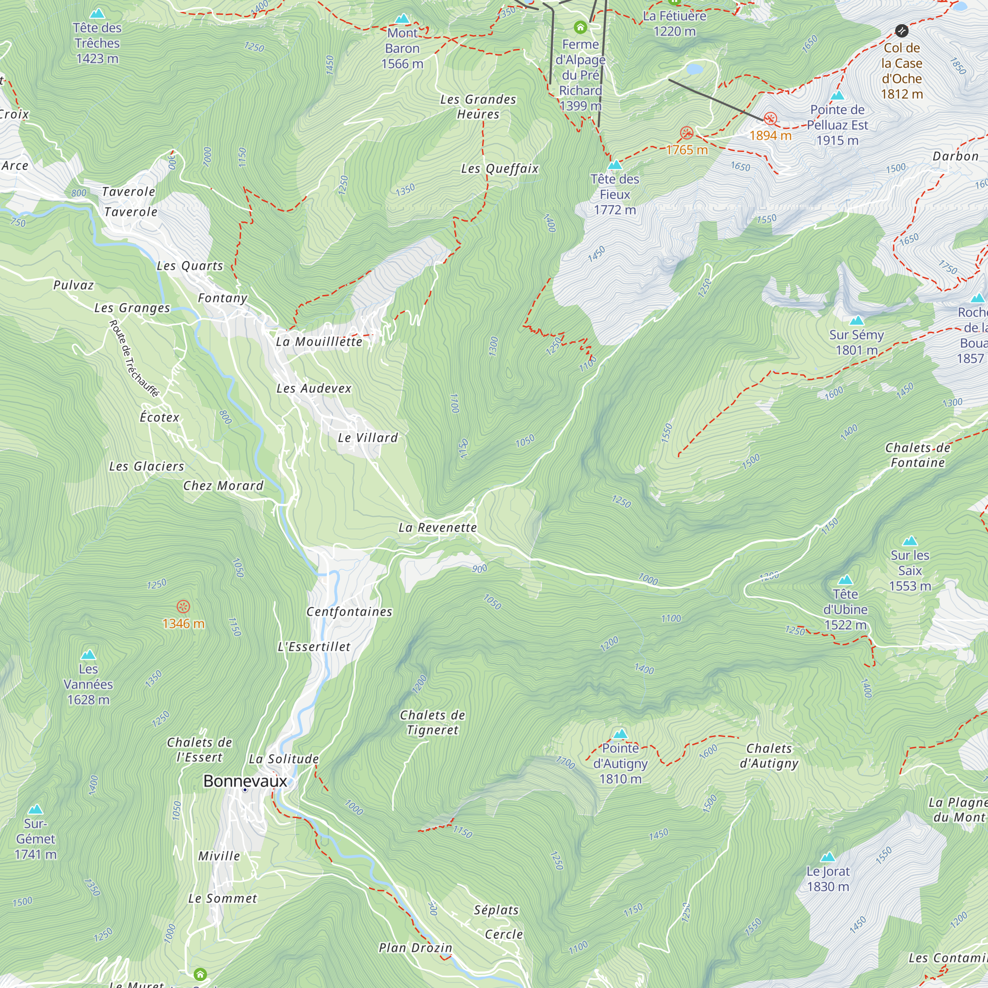Vestiaires map