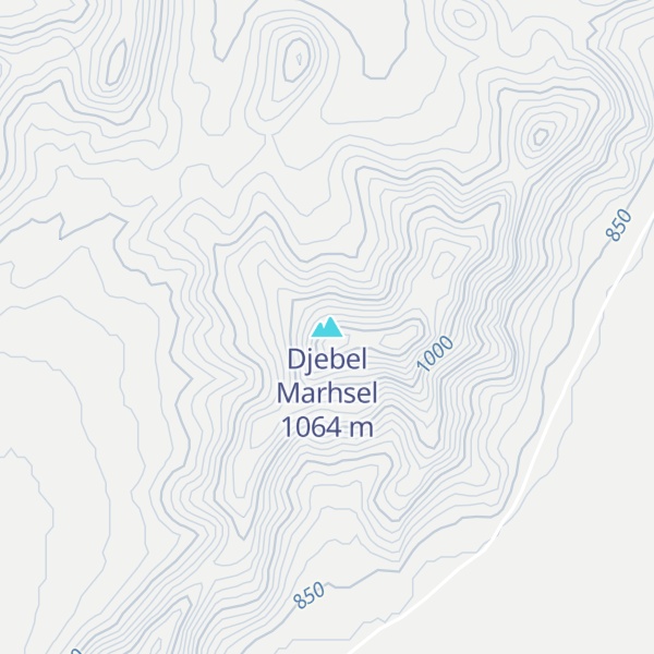 Map of Djebel Marhsel
