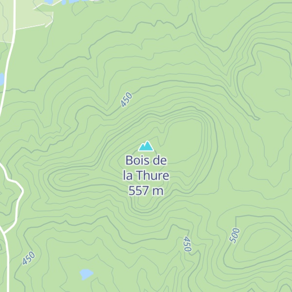 Map of Bois de la Thure
