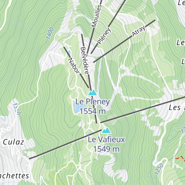 Map of Le Pleney