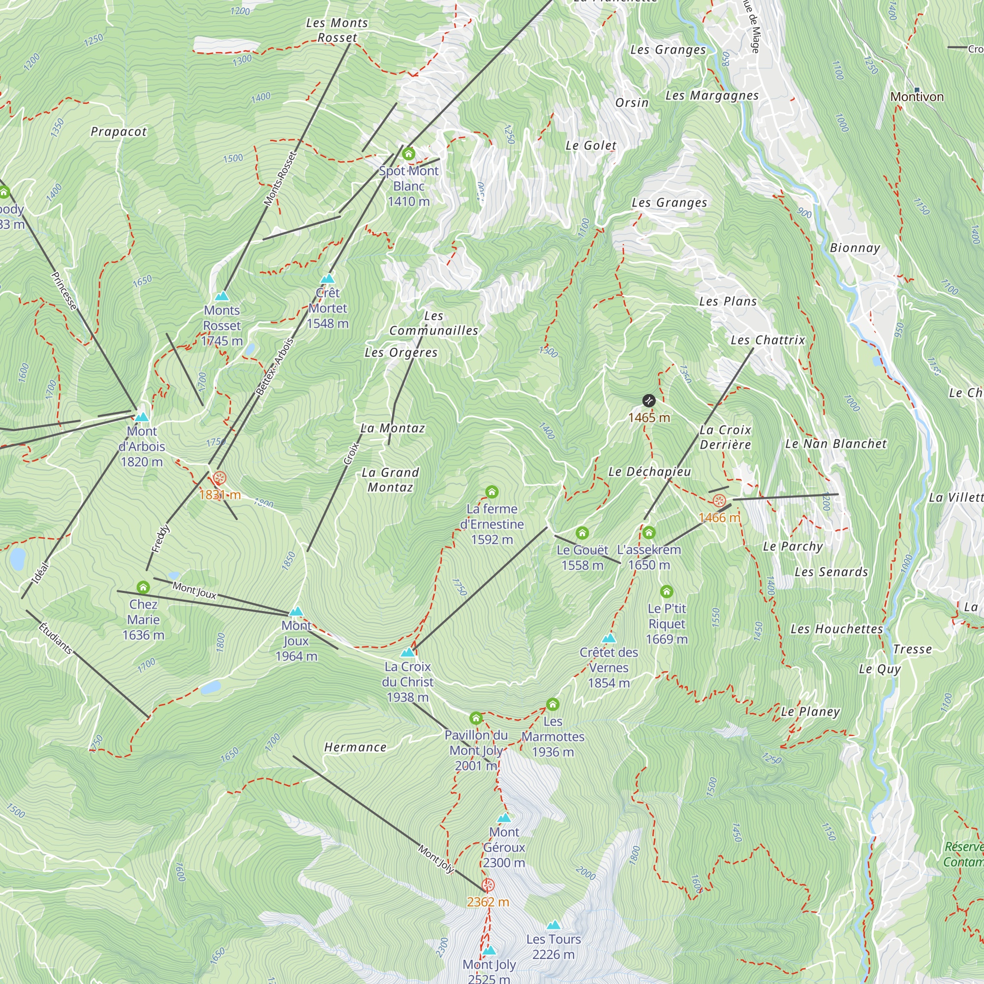 La ferme d'Ernestine map
