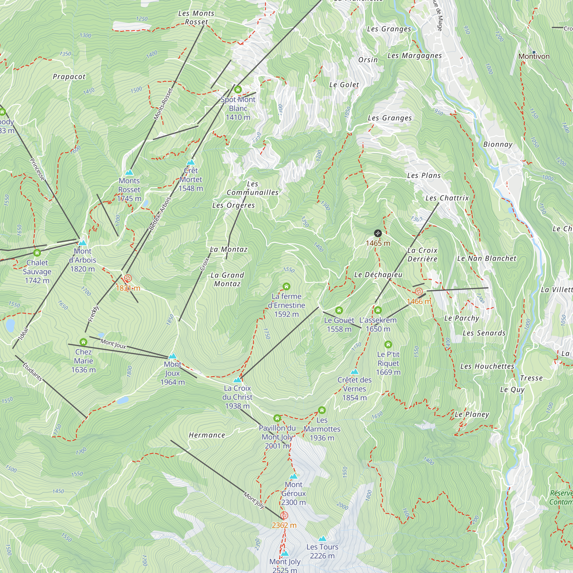 La ferme d'Ernestine map